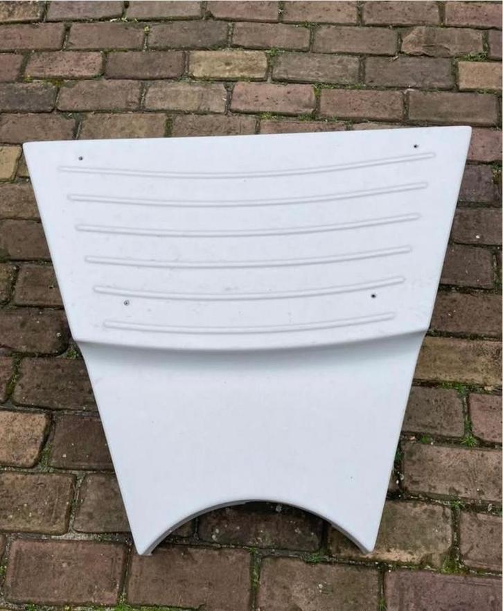 Afdekplaat dissel caravan - Wit, 77x71 cm, Caravans en Kamperen, Caravan accessoires, Zo goed als nieuw, Ophalen of Verzenden