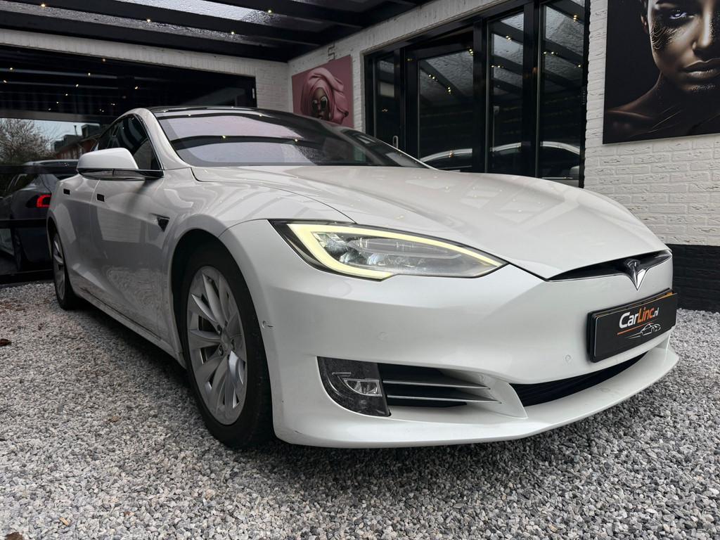 Tesla MODEL S , LONG RANGE, FSD, GARANTIE TOT 2028, 1E EIGEN, Auto's, Tesla, Automaat, 273 min, Gebruikt, Wit