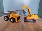 Playmobil Maxx7 Voertuigen: Kiepwagen en Graafmachine, Ophalen, Gebruikt, Jongen of Meisje