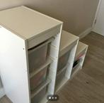 Kastje met opbergbakken en deksels (7 stuks), Ophalen of Verzenden, Gebruikt, Kast