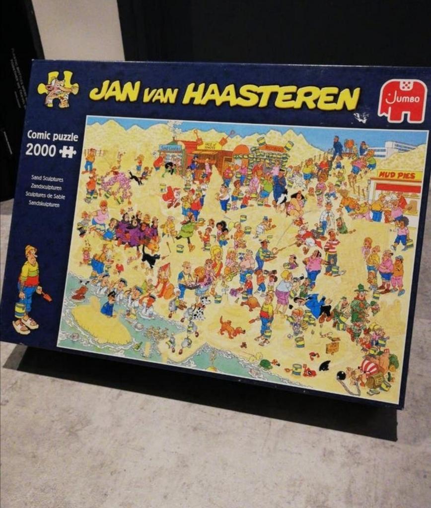 Van Haasteren puzzel Zandsculpturen, 2000 stukjes, Ophalen of Verzenden, Meer dan 1500 stukjes, Zo goed als nieuw, Legpuzzel