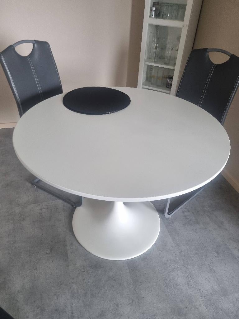 Eettafel, Ophalen, Gebruikt, 50 tot 100 cm, Eikenhout
