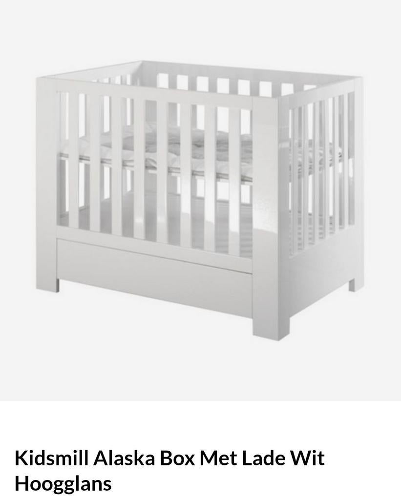Kidsmill Alaska Box Met Lade Wit Hoogglans, Kinderen en Baby's, Boxen, Ophalen, Gebruikt, Lade