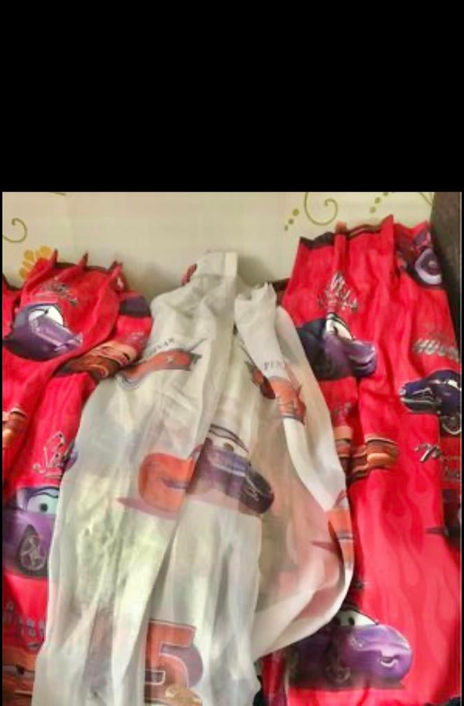 Disney Cars gordijnen, Ophalen of Verzenden, Zo goed als nieuw, 200 cm of meer