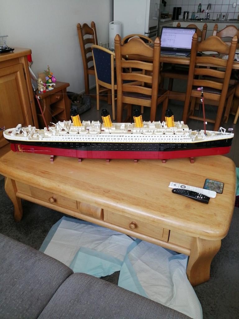 Te koop Titanic van Lego, Ophalen, Zo goed als nieuw, Overige merken