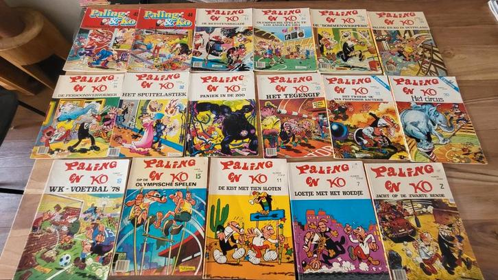 Paling en Ko stripboeken collectie (20 stuks), Boeken, Stripboeken, Ophalen