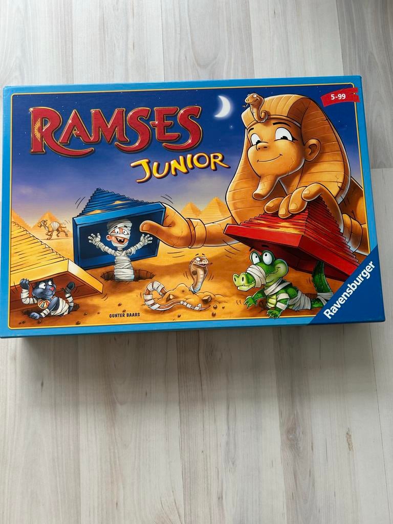 Ramses Junior bordspel, Hobby en Vrije tijd, Gezelschapsspellen | Bordspellen, Drie of vier spelers, Ophalen of Verzenden, Zo goed als nieuw
