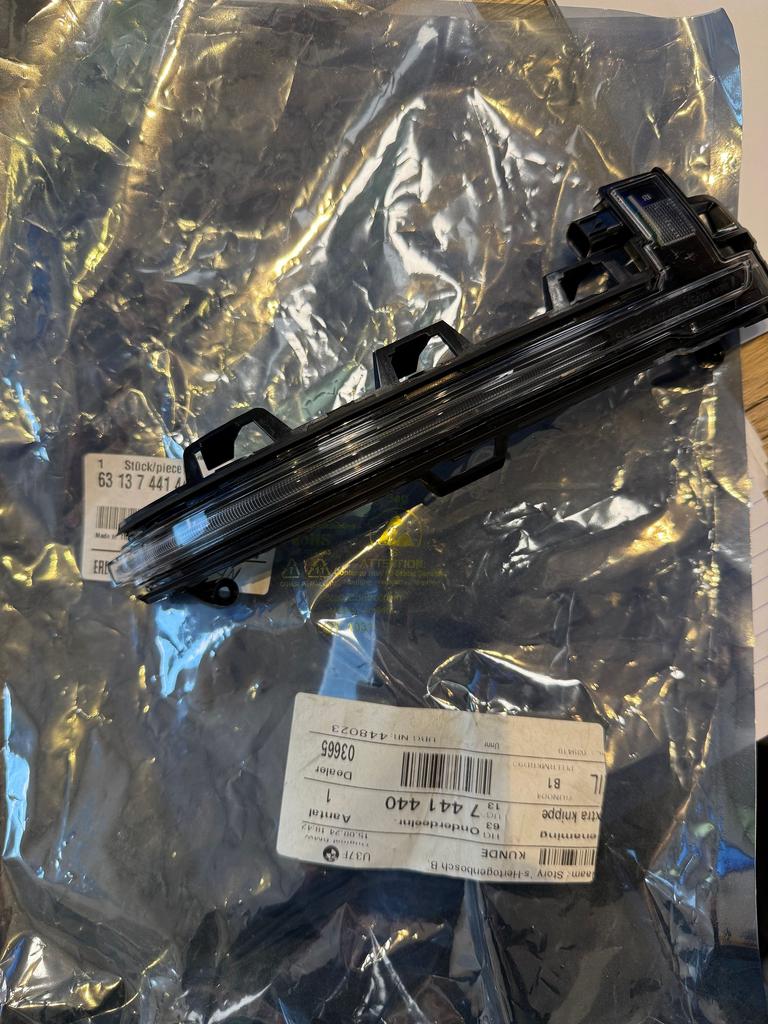 BMW x5 63137441440 knipperlicht spiegel rechts, -, Nieuw, Ophalen of Verzenden, -