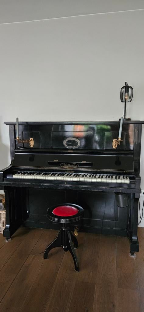 PIANO ZWART, Muziek en Instrumenten, Piano's, Ophalen, Gebruikt, Zwart, Hoogglans
