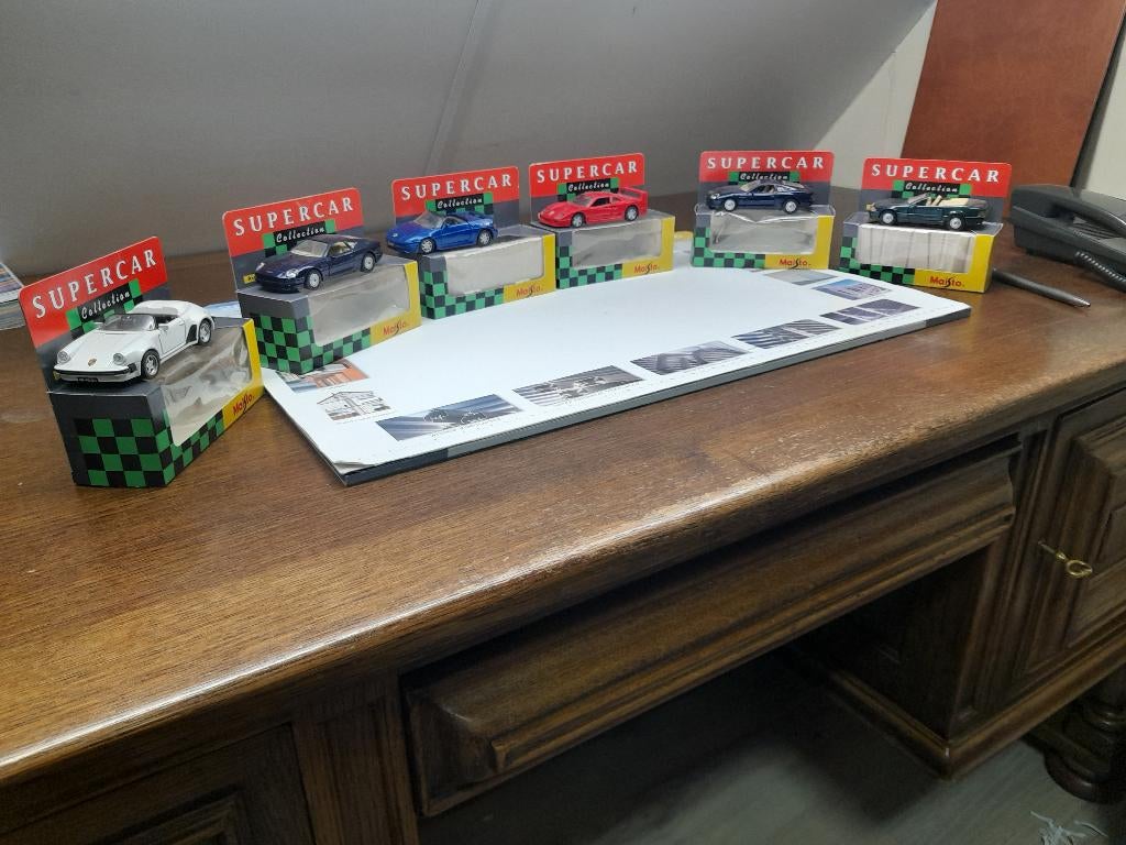 Maisto Supercar collection met doos 6 stuks, Ophalen of Verzenden, Nieuw, Auto, Overige merken