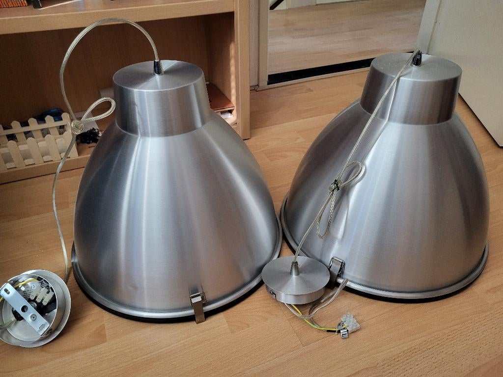 Industriële hanglampen, Ophalen, Zo goed als nieuw, Metaal, Minder dan 50 cm