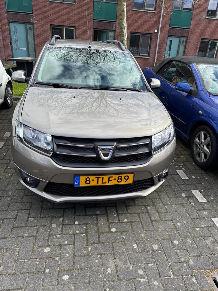Dacia Logan 0.9 66KW TCE MCV 2014 Bruin, Auto's, Dacia, Particulier, Logan, Benzine, B, Stationwagon, Handgeschakeld, Origineel Nederlands