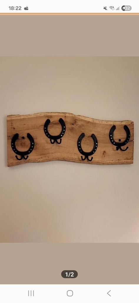 Handgemaakte unieke decoratie van hoefijzers, Ophalen of Verzenden