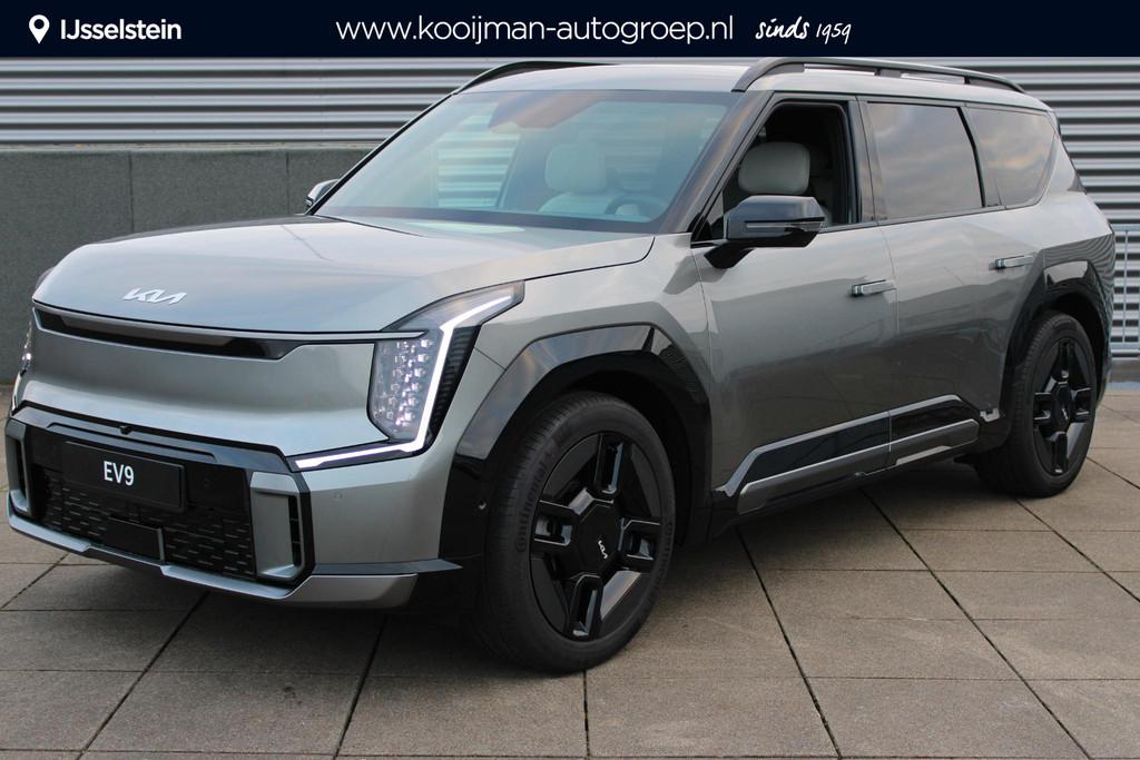 Kia EV9 GT-Line AWD 99.8 kWh LEDER, LED, 21 INCH WIELEN, 7 Z, Auto's, Kia, Automaat, Adaptive Cruise Control, EV9, 7 stoelen