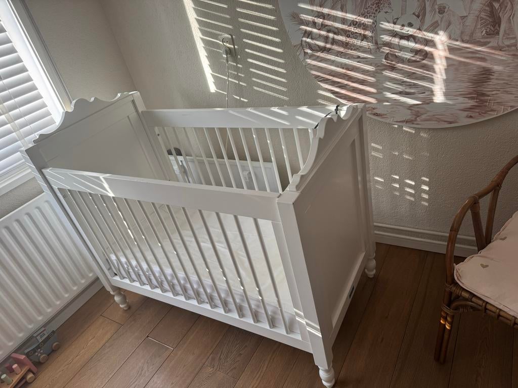 Bopita Belle ledikant 60x120 cm met matras, Ophalen, Gebruikt, Ledikant