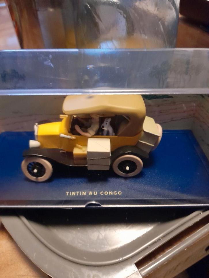 Verzamelauto Kuifje - Tintin au Congo, Hobby en Vrije tijd, Modelauto's | 1:18, Zo goed als nieuw, Auto, Overige merken, Ophalen of Verzenden