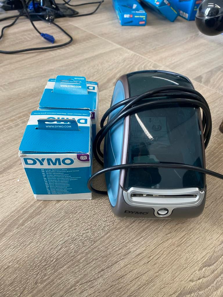 Dymo LabelWriter 400 labelprinter met labels, Computers en Software, Labelprinters, Ophalen of Verzenden, Zo goed als nieuw, Etiket