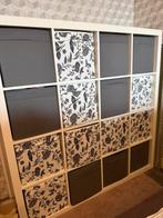 IKEA Kallax kast met 12 vakken en opbergboxen, Ophalen of Verzenden, Gebruikt