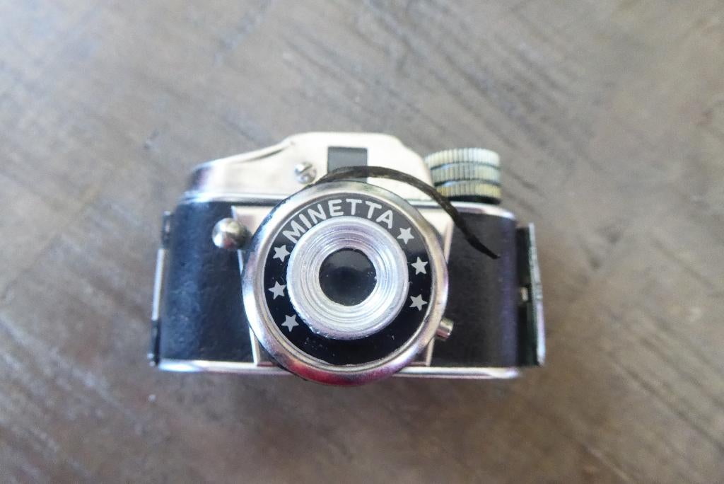 miniatuur camera Minetta Spy 1950, Ophalen of Verzenden, Gebruikt, Compact, Minolta