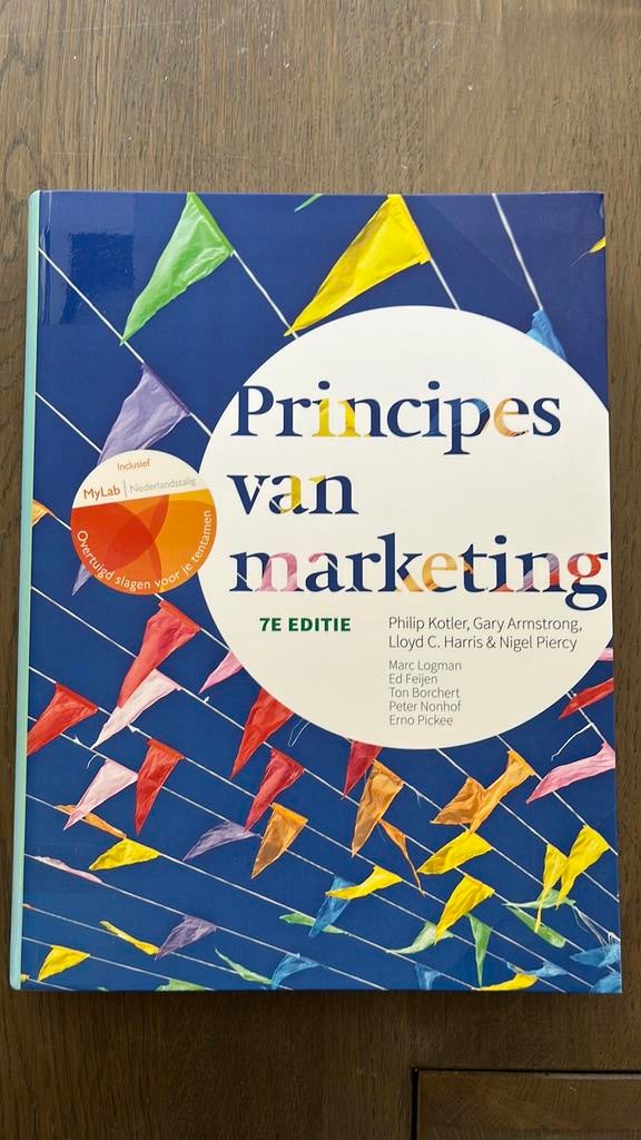 Philip Kotler - Principes van marketing, Boeken, Philip Kotler; Gary Armstrong; Lloyd C. Harris; Nigel Piercy, Ophalen of Verzenden