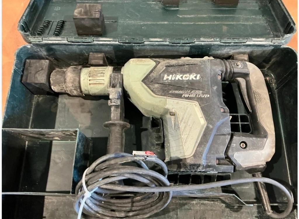 Hikoki BOORMACHINE SD40MEY SDS-MAX kango hamerboor machine, Ophalen of Verzenden, Gebruikt, Boormachine, Klopboormechanisme