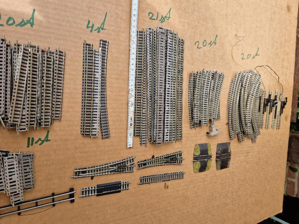 Div. Fleischmann n spoor Rails, Hobby en Vrije tijd, Modeltreinen | N-Spoor, Ophalen, Gebruikt, Gelijkstroom, Fleischmann