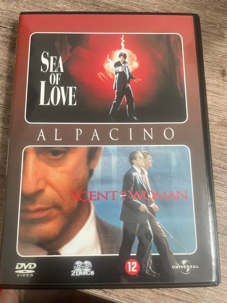 Sea of Love / Scent of a Woman (Al Pacino) - 2 DVD's, Vanaf 12 jaar, Ophalen of Verzenden, Gebruikt