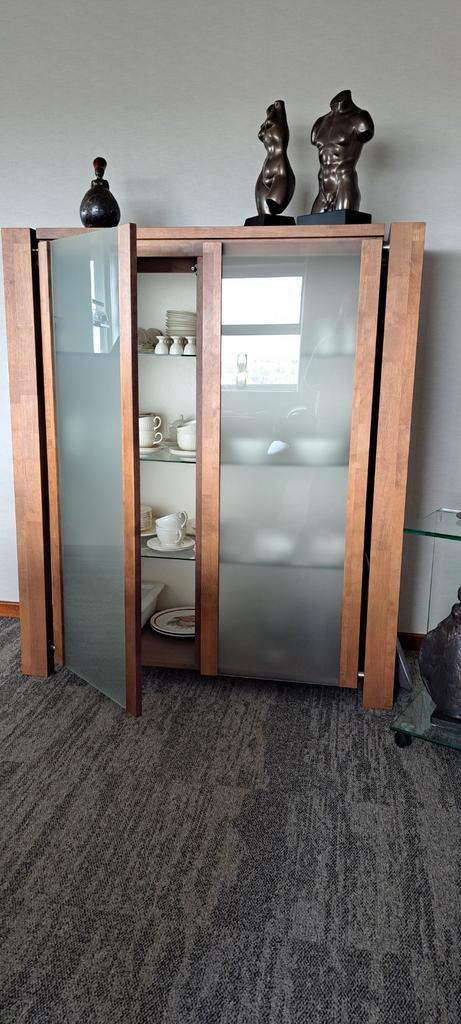 Servieskast, Huis en Inrichting, Kasten | Vitrinekasten, 150 tot 200 cm, 50 tot 75 cm, Glas, Ophalen