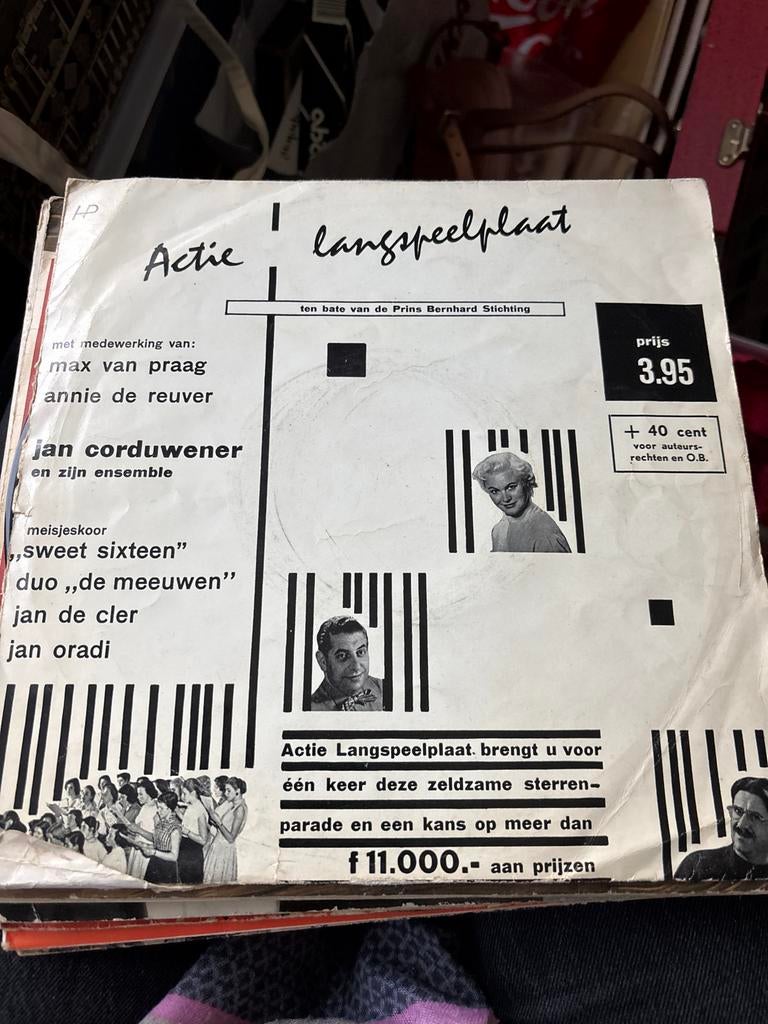 Actie Langspeelplaat - Max van Praag, Annie de Reuver, Ophalen of Verzenden, 1960 - 1969, Gebruikt, 12 inch
