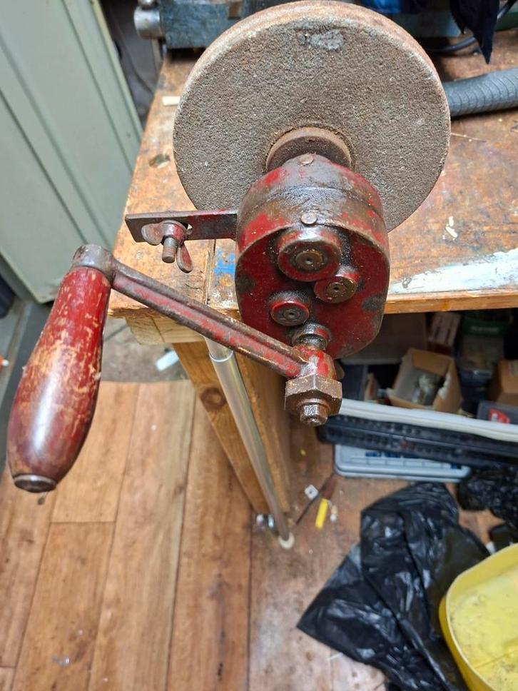 Ouderwetse Hand Slijpsteen, Antiek en Kunst, Antiek | Gereedschap en Instrumenten, Ophalen of Verzenden