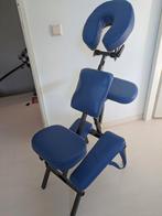 Massagestoel blauw hoogtes verstelbaar, Ophalen of Verzenden, Zo goed als nieuw, Massagestoel of Kussen