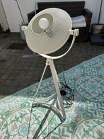 Industriele Vloerlamp Metaal Wit, Huis en Inrichting, Lampen | Vloerlampen, Ophalen, Gebruikt, Metaal, 100 tot 150 cm