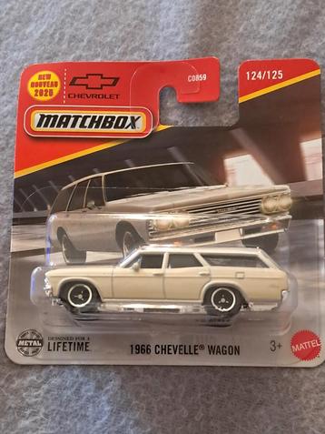 Matchbox 1966 Chevelle Wagon Chevrolet nieuw in verpakking  beschikbaar voor biedingen