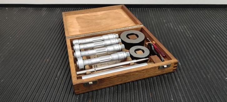 Tesa 3 punts binnenmicrometer set 20-40mm, Doe-het-zelf en Verbouw, Meetapparatuur, Zo goed als nieuw, Ophalen of Verzenden