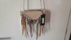 Supertrash tasje met franjes beige, nieuw met kaartje, Ophalen of Verzenden, Nieuw, Beige, Schoudertasje