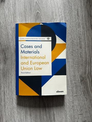 Cases and Materials Int. & EU. law 3rd edition 9789462362680 beschikbaar voor biedingen