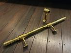 Partij messing gordijn roede buis  leuning decoratie, Ophalen of Verzenden, Zo goed als nieuw, Kraan