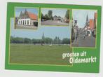 Oldemarkt Groeten 5 luik, Verzamelen, Ansichtkaarten | Nederland, Verzenden, 1980 tot heden, Gelopen, Overijssel
