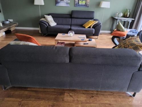 Banken en hocker, Huis en Inrichting, Banken | Bankstellen, Gebruikt, Rechte bank, Driepersoons, 200 tot 250 cm, 75 tot 100 cm