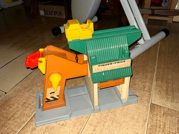 Fisher Prive vintage lift & load overslag, Kinderen en Baby's, Speelgoed | Fisher-Price, Gebruikt, Speelset, Ophalen of Verzenden
