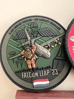 Falcon leap 23, Ophalen of Verzenden, Landmacht, Nederland, Embleem of Badge