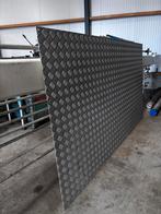 Aluminium Tranen Plaat 1,25mX2,20mX3,5mm, Doe-het-zelf en Verbouw, Platen en Panelen, Ophalen, Zo goed als nieuw, Overige materialen