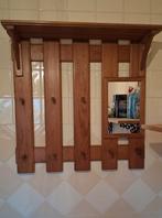 Prachtige grenen kapstok met spiegel  ., Huis en Inrichting, Ophalen, Hout, Wandkapstok, Minder dan 100 cm