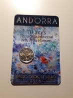 Andorra 2018: 2 Euro Rechten van de Mens (BU, coincard), Verzenden, Overige landen, 2 euro
