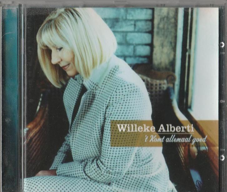 CD Willeke Alberti, 't Komt allemaal goed, Cd's en Dvd's, Cd's | Nederlandstalig, Zo goed als nieuw, Levenslied of Smartlap, Ophalen of Verzenden