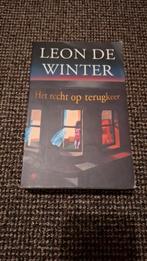 Leon de Winter, Het recht op terugkeer, boek., Gelezen, Ophalen of Verzenden, Leon de Winter, Nederland