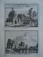 389-390 / Enkhuizen de Keeten en Westerpoort Kopergravure, Antiek en Kunst, Kunst | Etsen en Gravures, Ophalen of Verzenden