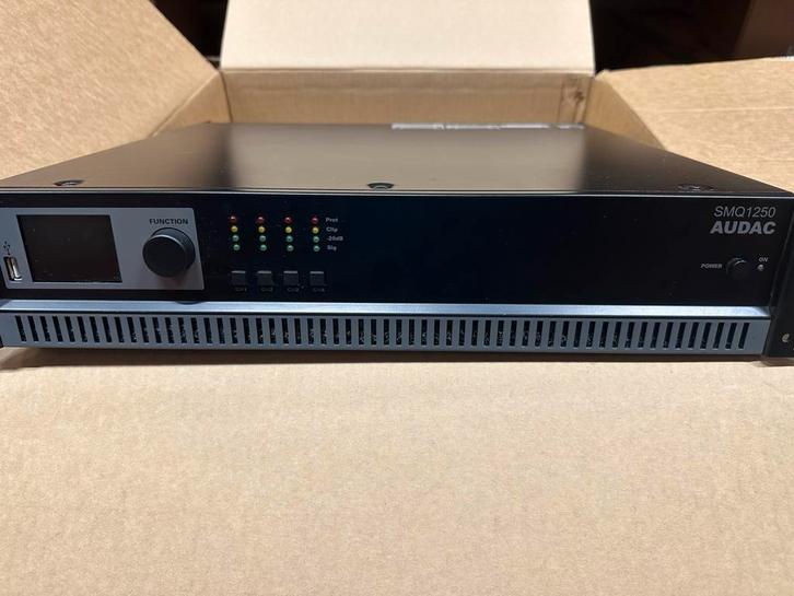 Audac SMQ1250 Professionele Eindversterker, Muziek en Instrumenten, Versterkers | Keyboard, Monitor en PA, Gebruikt, P.A., 1000 watt of meer