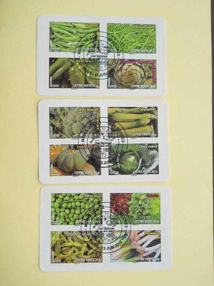 Frankrijk 2012 Flore. Legumes Yv.Autoadhesifs 739-750 gest., Postzegels en Munten, Postzegels | Europa | Frankrijk, Gestempeld