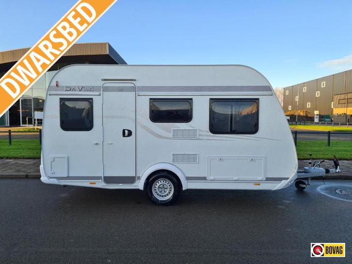 Tabbert Da Vinci 390 QD Met voortent!, Caravans en Kamperen, Caravans, Bedrijf, tot en met 3, 1000 - 1250 kg, Treinzit, Tabbert